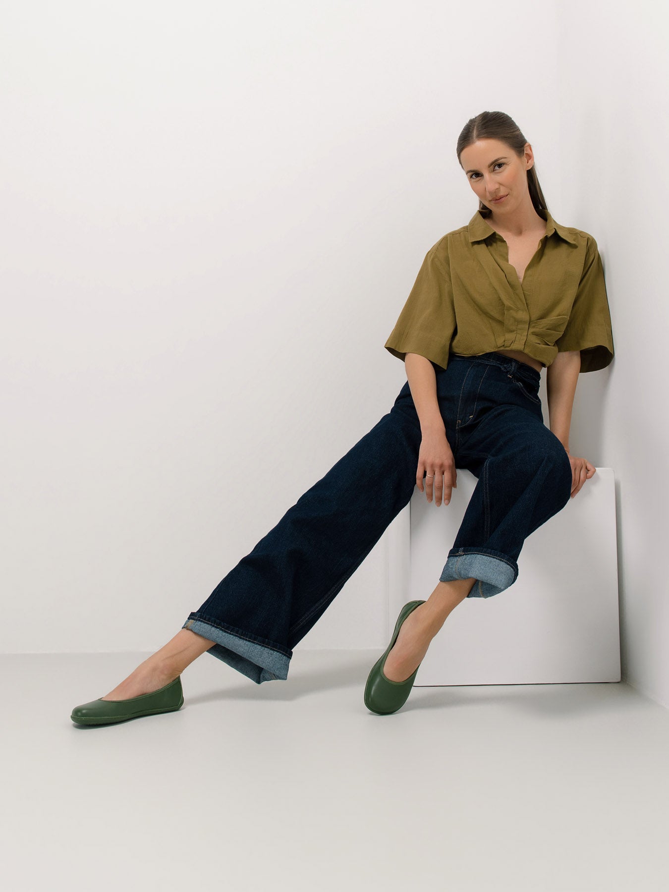 Ballet Flats Be Lenka Sophelia - Olive Green