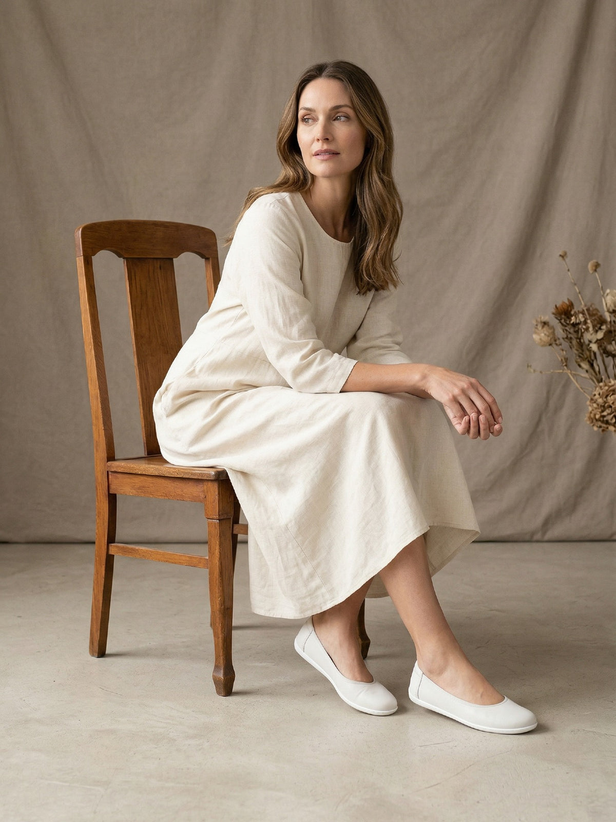 Ballet Flats Be Lenka Sophie - All Chalk White