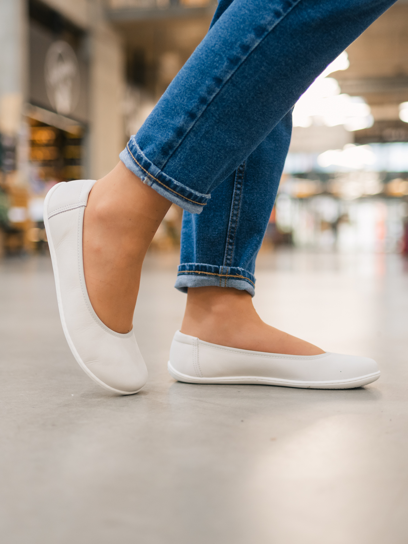 Ballerines Be Lenka Sophie - Tout Blanc Craie