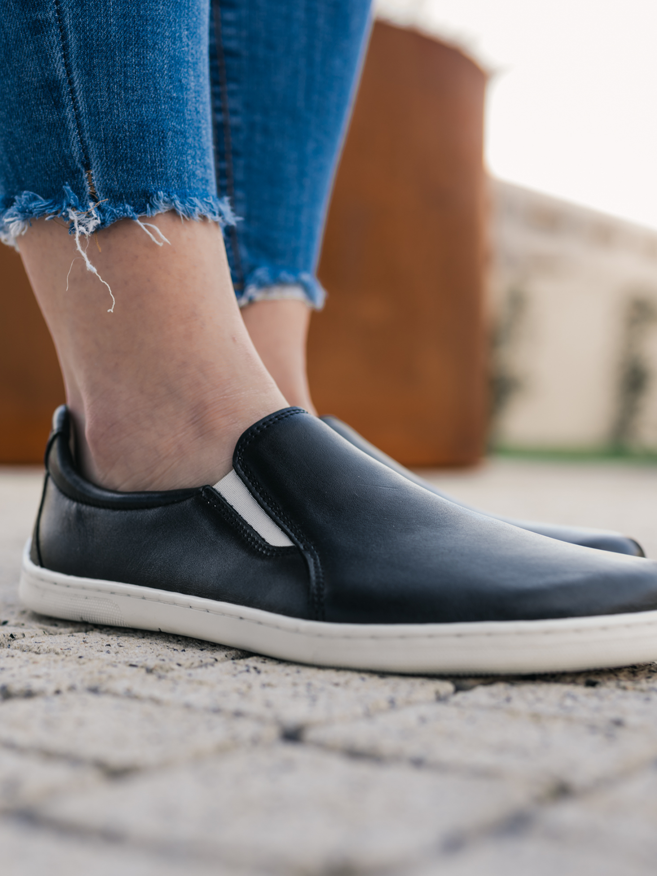 Baskets pieds nus - Be Lenka Eazy Neo - Noir et blanc