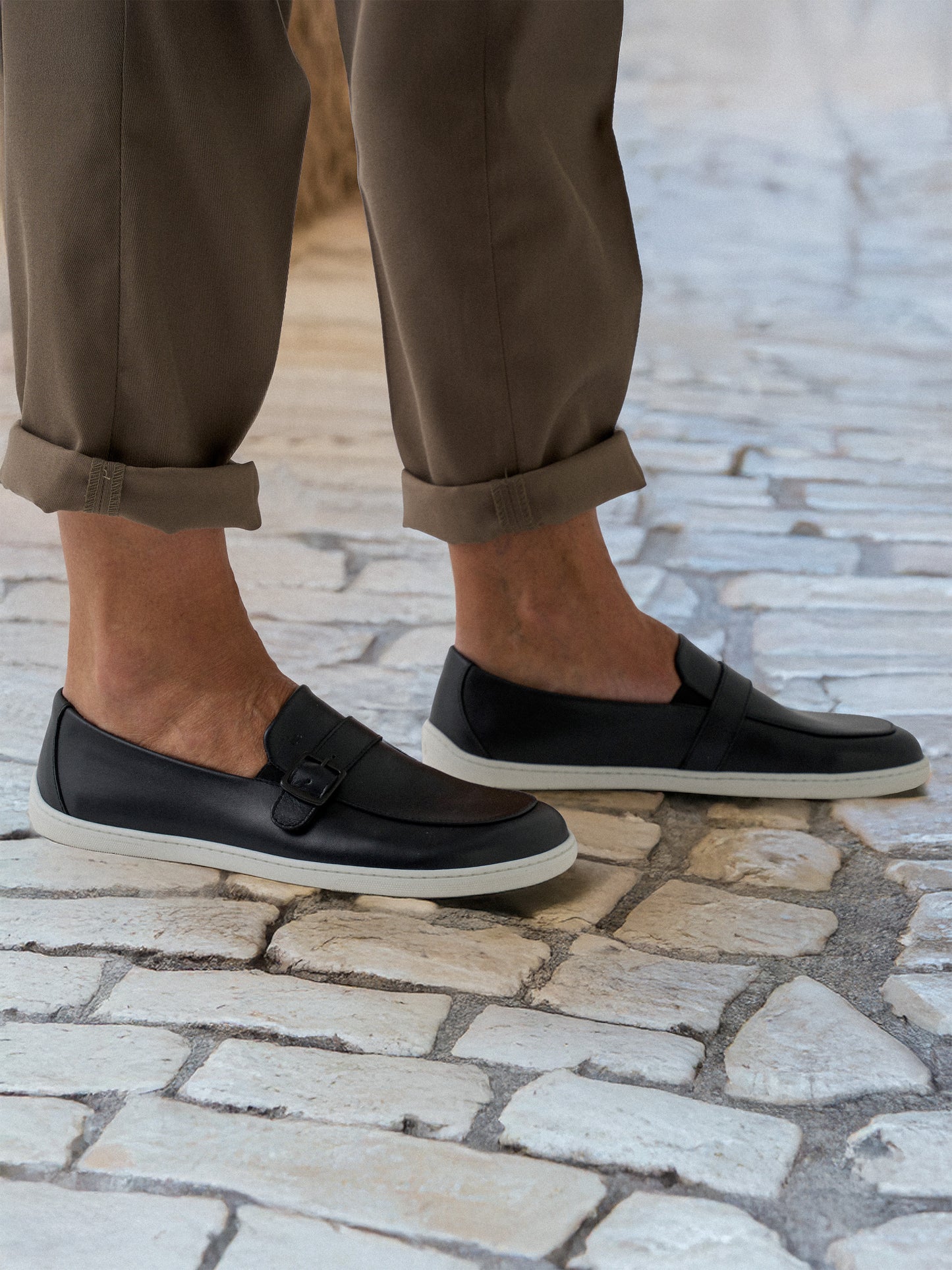 Mocassins pieds nus Be Lenka Amadeus - Noir et blanc