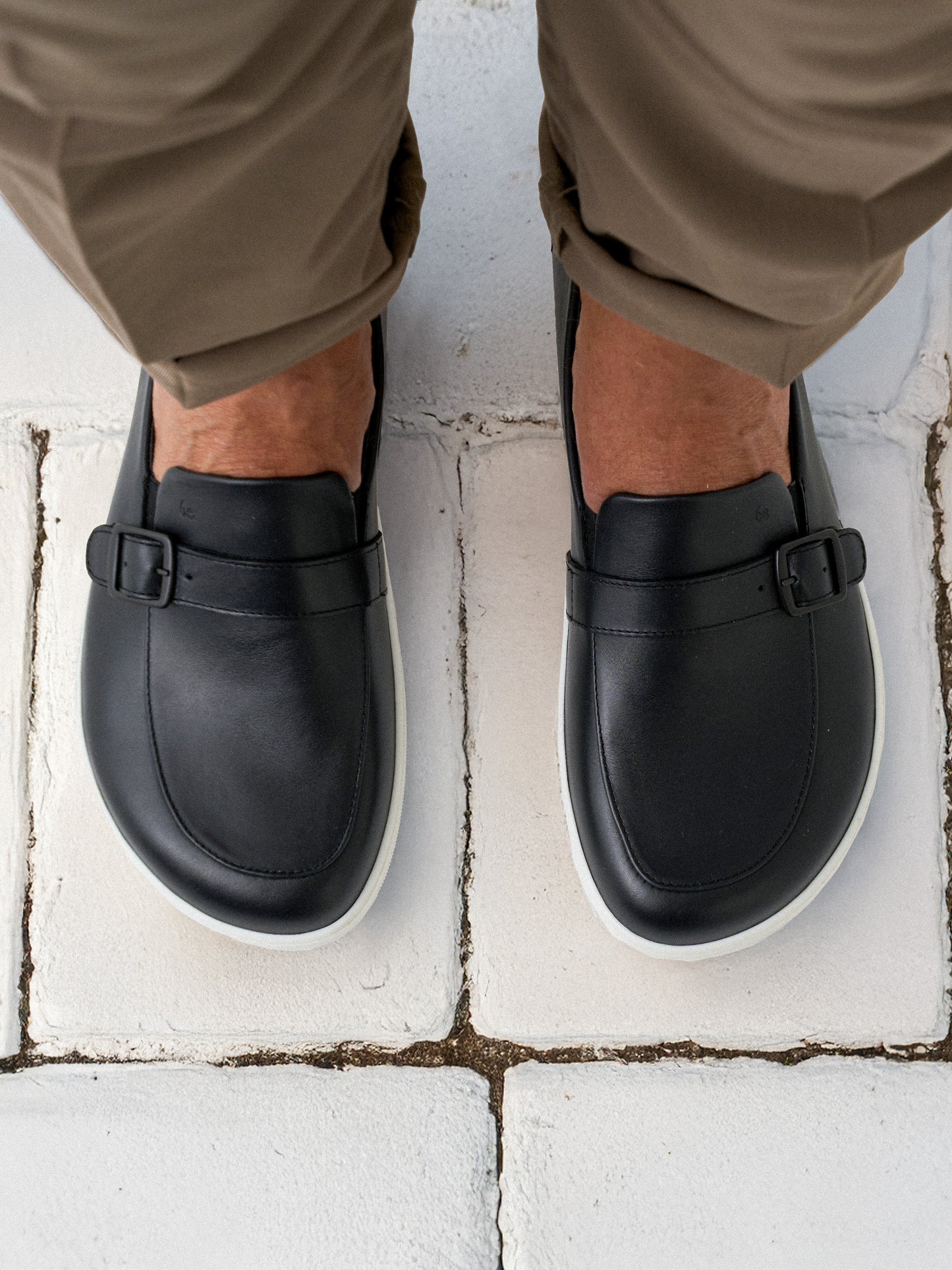 Mocassins pieds nus Be Lenka Amadeus - Noir et blanc