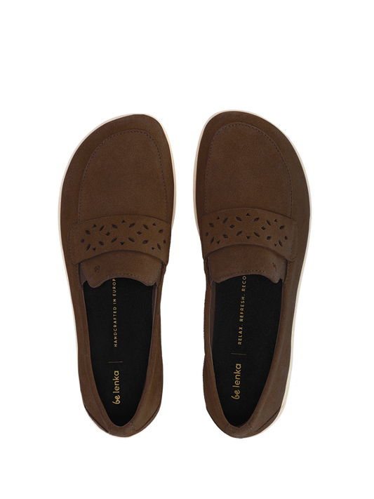 Barefoot Moccasins Be Lenka Bianca - Chocolate Brown