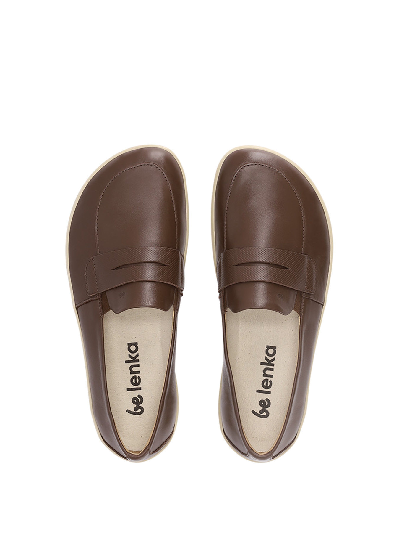 Barefoot Moccasins Be Lenka Buena - Dark Brown & Beige