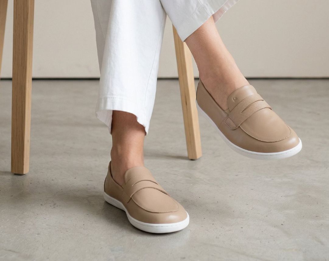 Barefoot Moccasins Be Lenka Buena - Latte Brown