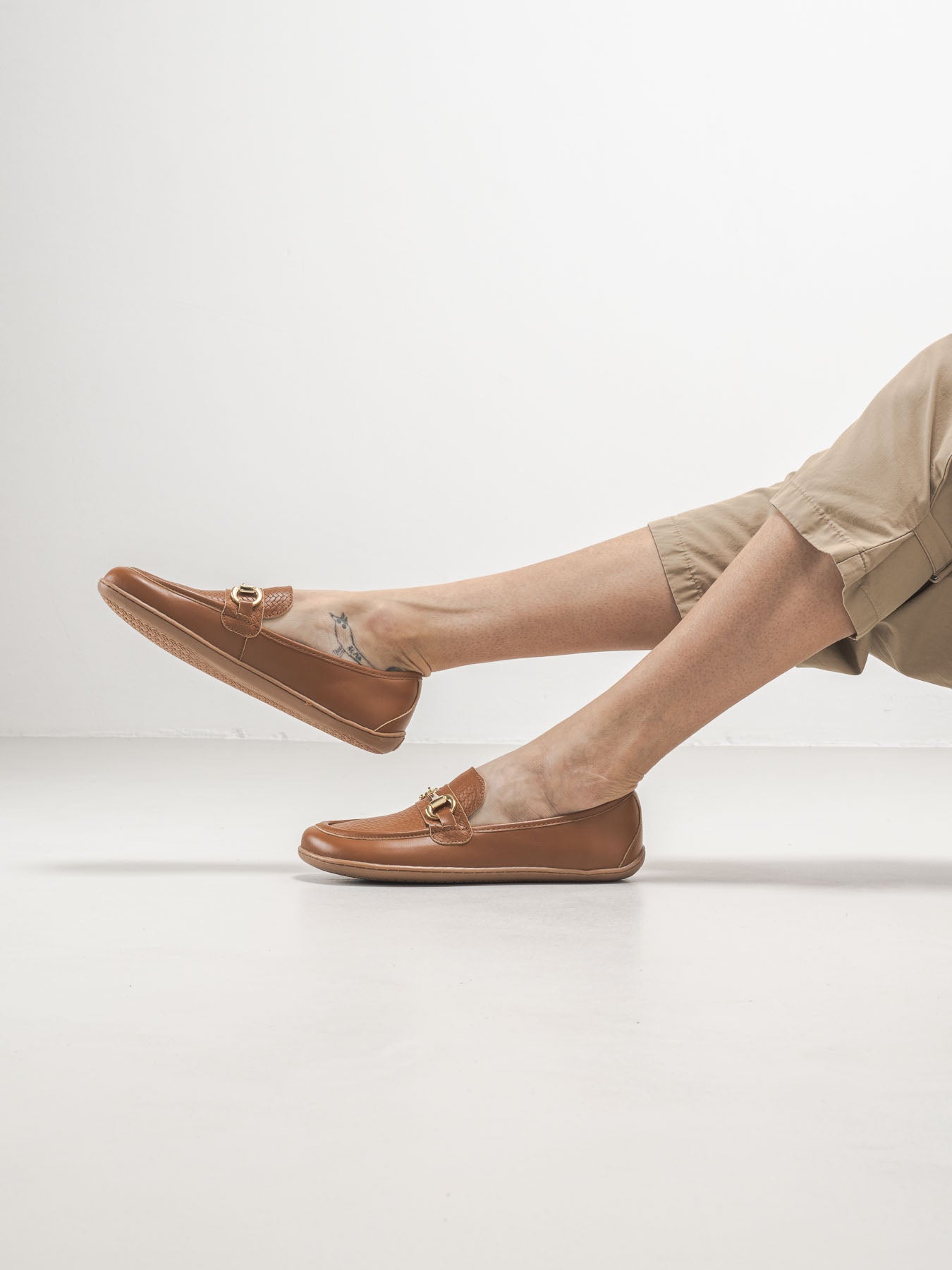 Barefoot Moccasins Be Lenka Divella - Biscuit