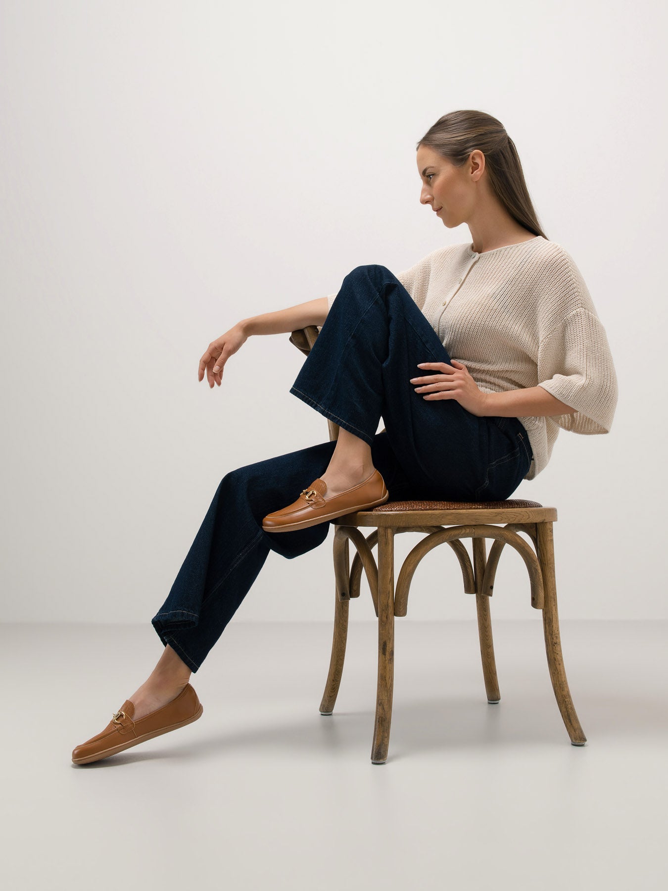 Barefoot Moccasins Be Lenka Divella - Biscuit