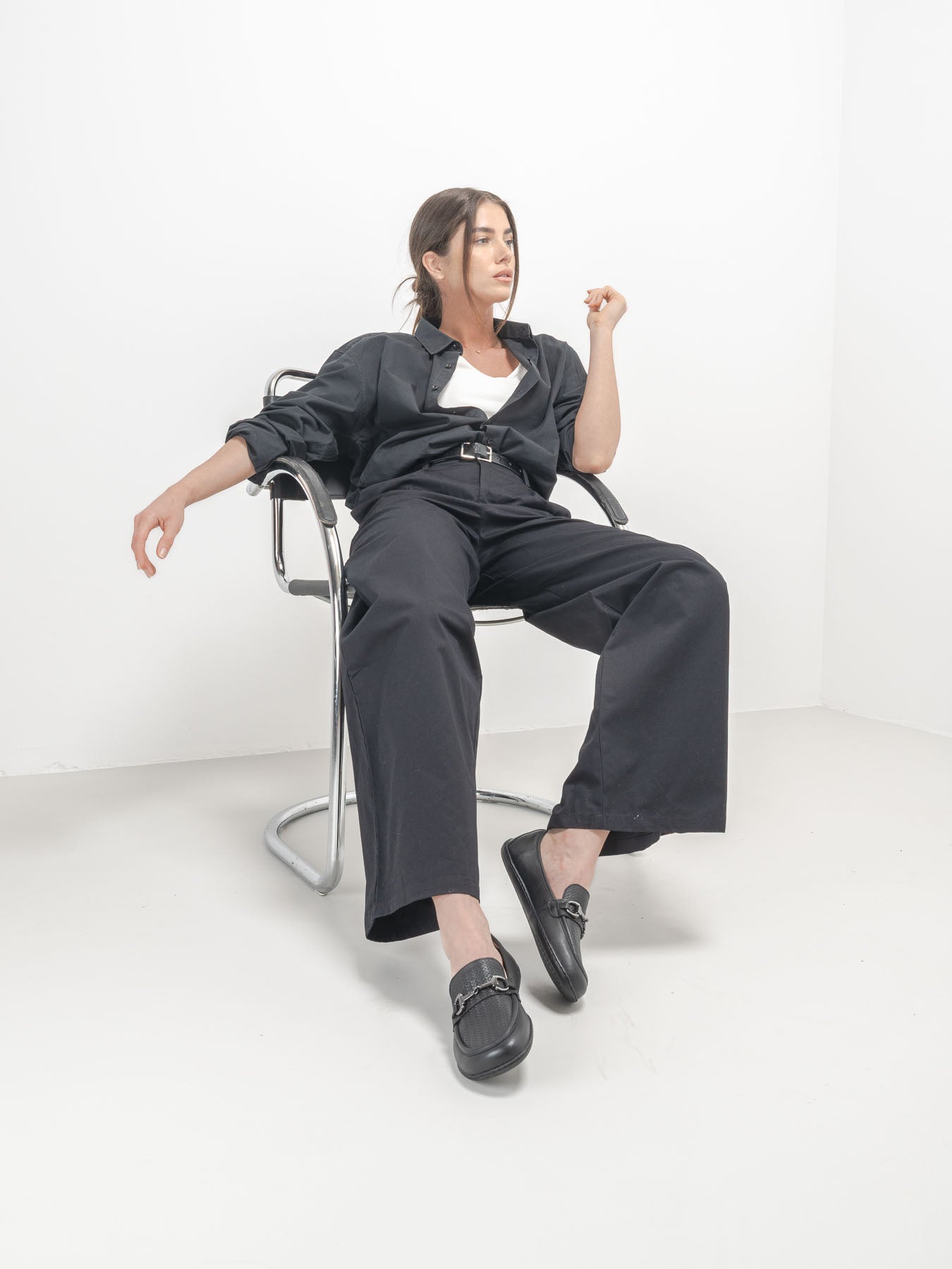 Barefoot Moccasins Be Lenka Divella - Black & Gunmetal