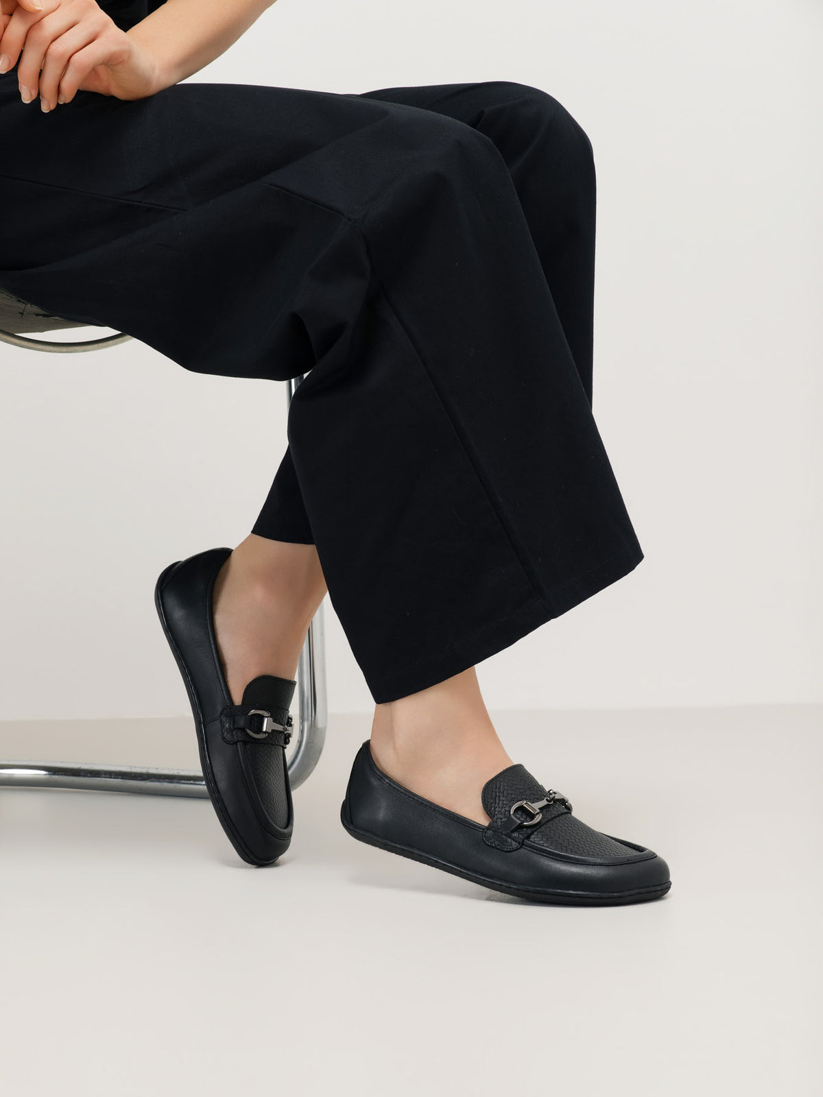 Barefoot Moccasins Be Lenka Divella - Black & Gunmetal