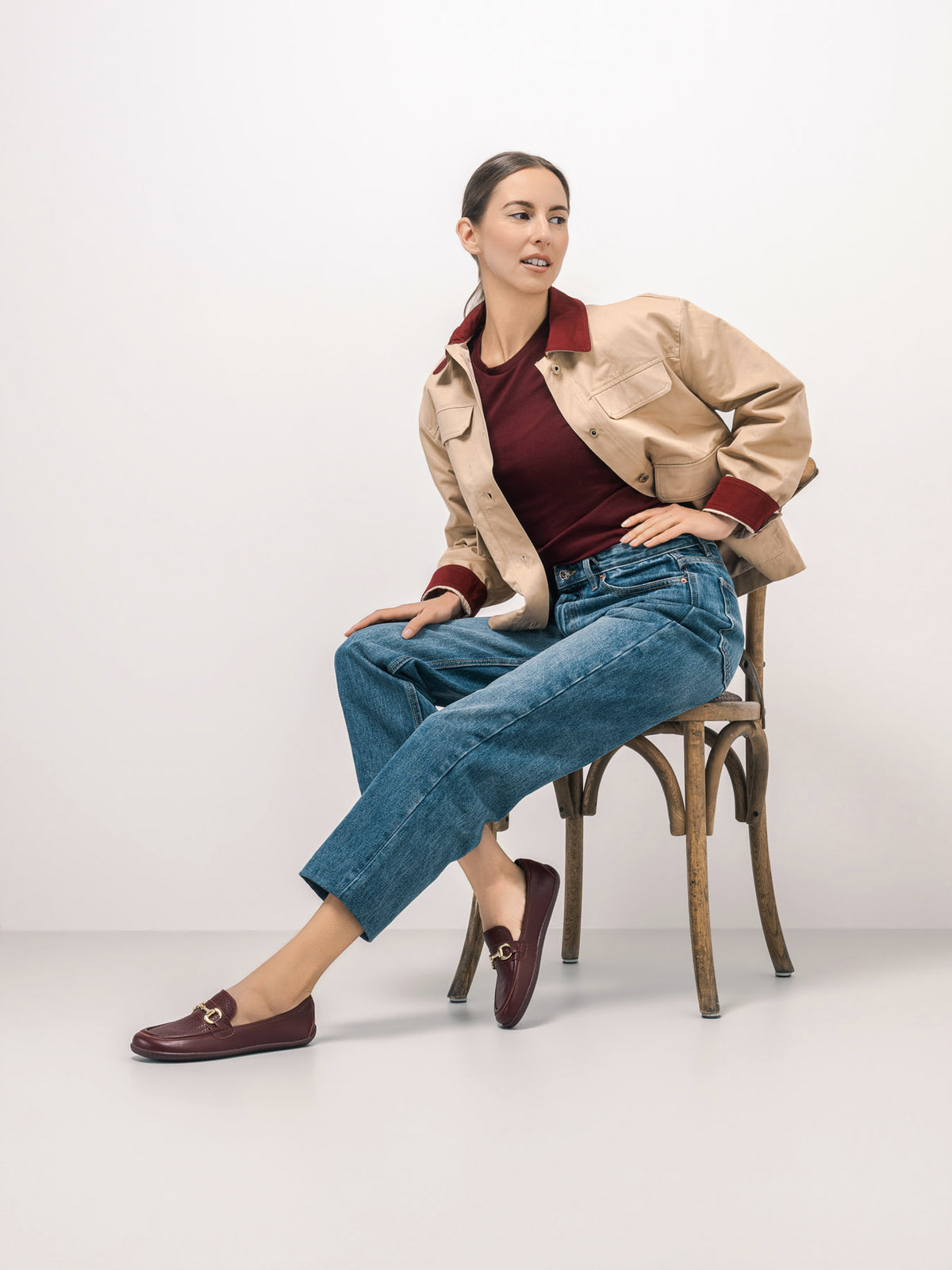 Barefoot Moccasins Be Lenka Divella - Burgundy