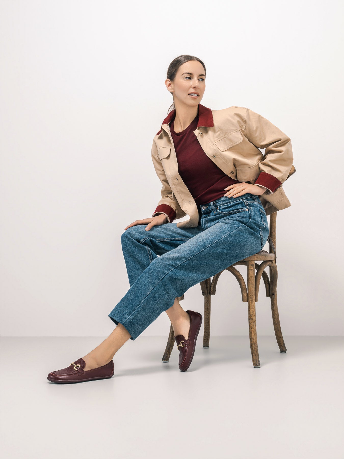 Barefoot Moccasins Be Lenka Divella - Burgundy