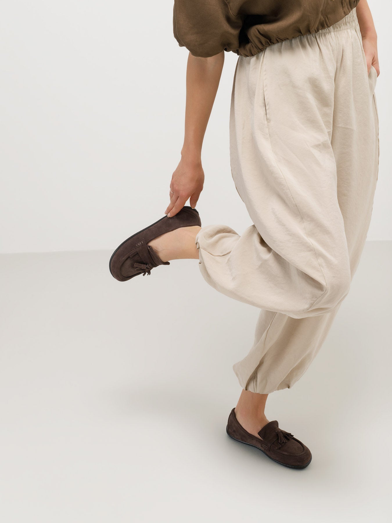 Barefoot Moccasins Be Lenka Fiorela - Chocolate