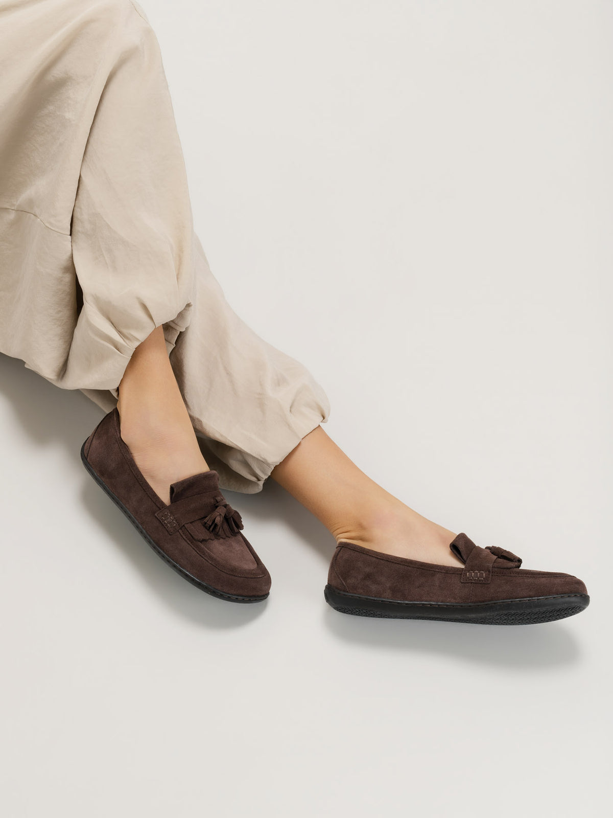 Barefoot Moccasins Be Lenka Fiorela - Chocolate