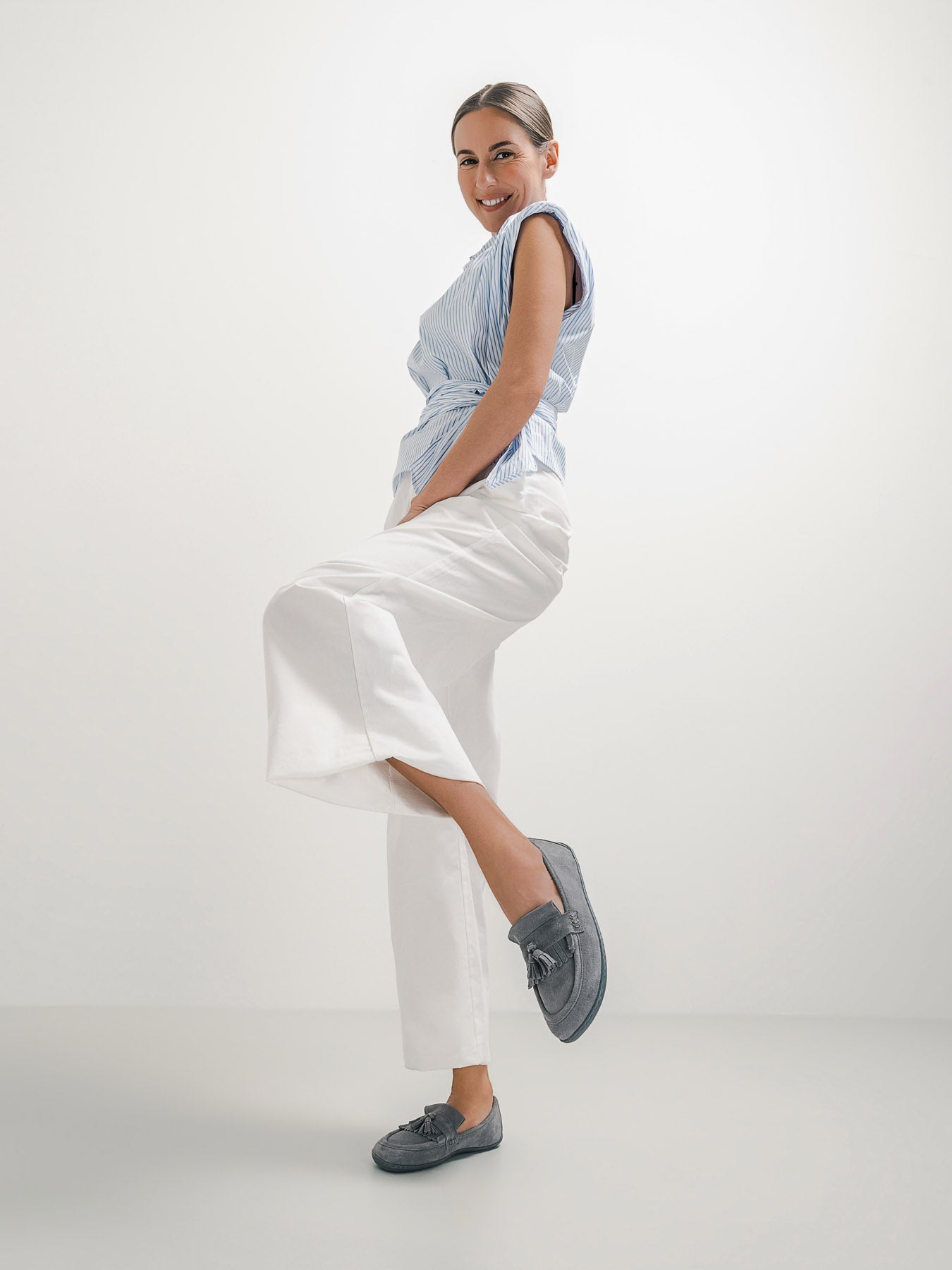 Barefoot Moccasins Be Lenka Fiorela - Grey