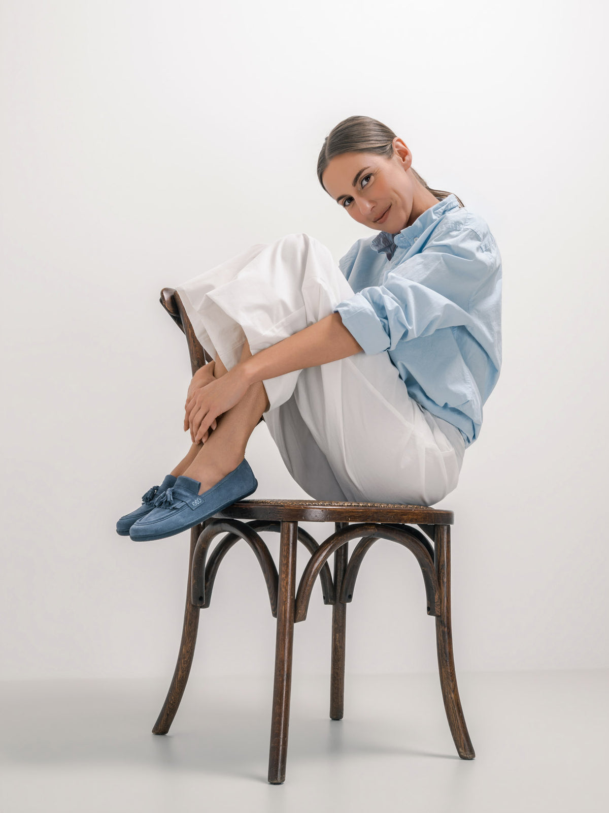 Barefoot Moccasins Be Lenka Fiorela - Soft Blue