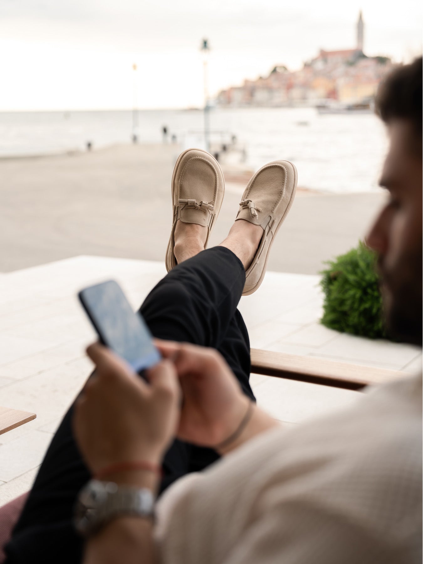Barefoot Moccasins Be Lenka Portsiders - Beige