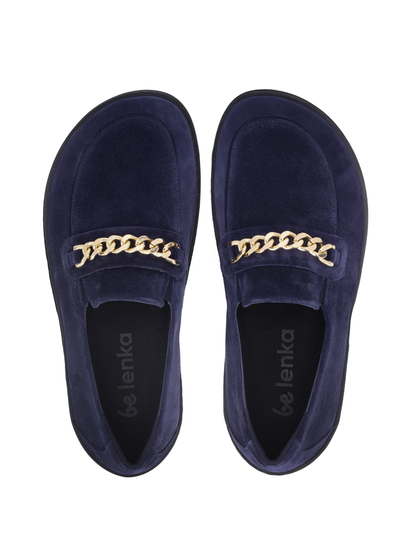 Mocassins pieds nus Be Lenka Prestage - Marine &amp; Or