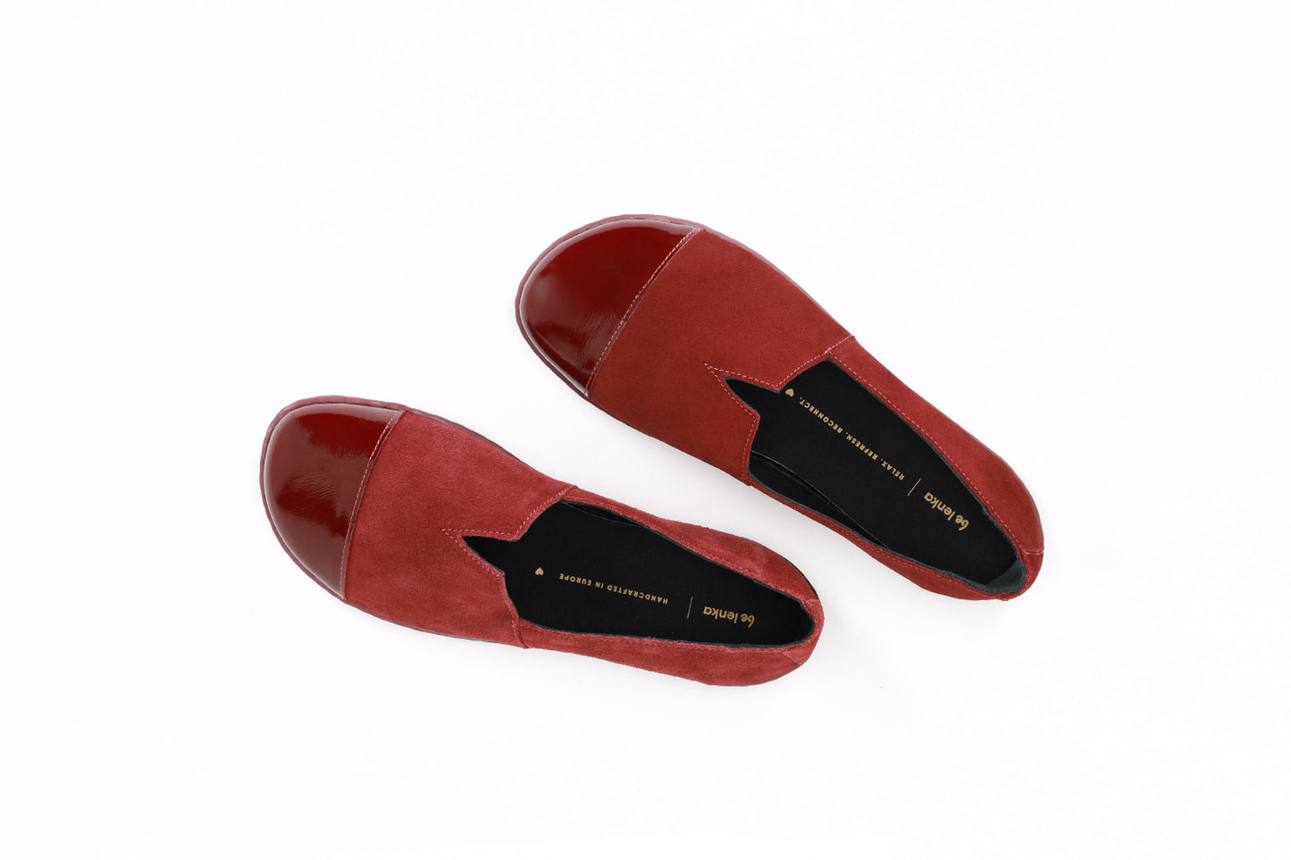 Barefoot Moccasins Be Lenka Rosaluna - Burgundy