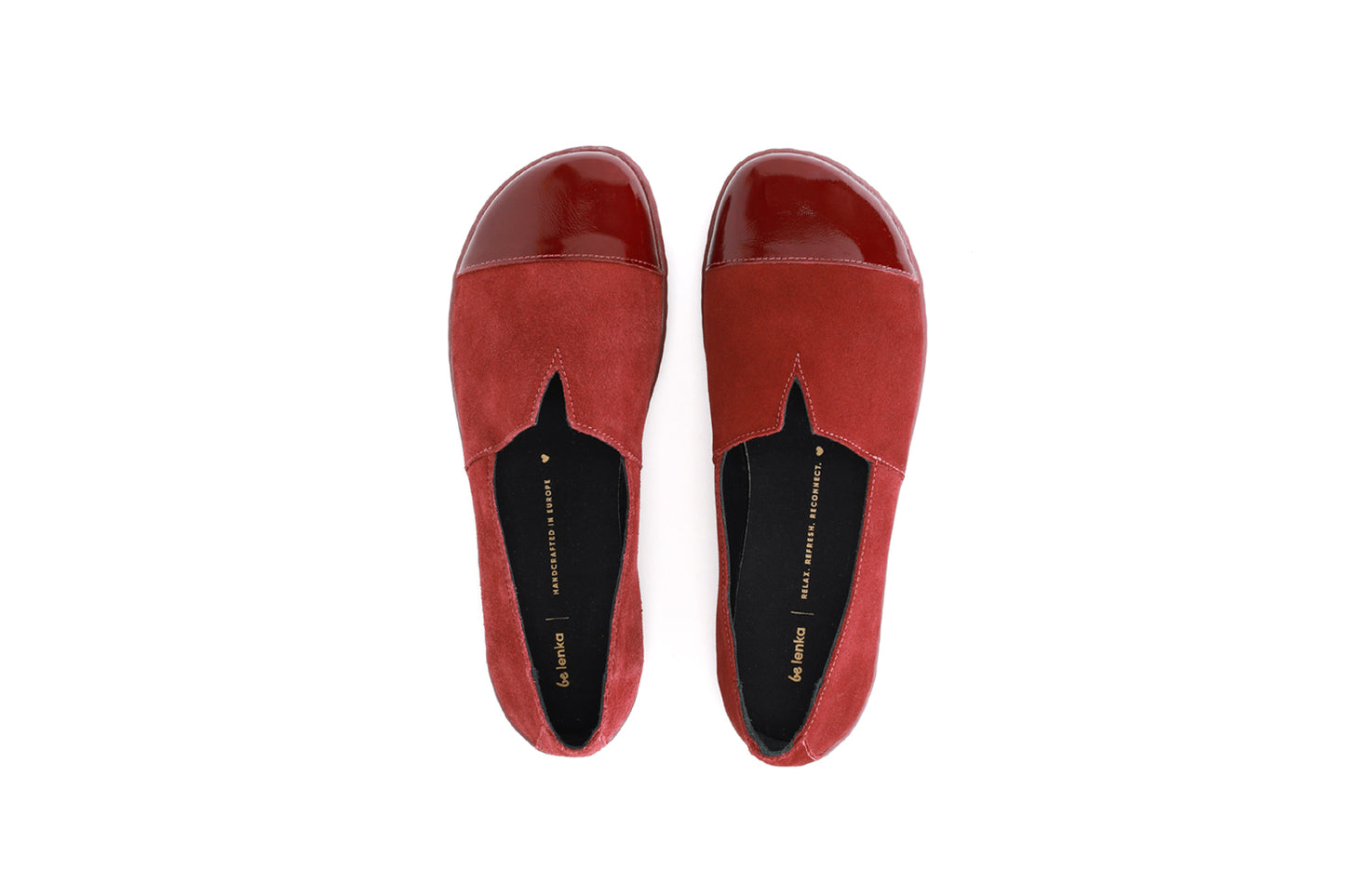 Barefoot Moccasins Be Lenka Rosaluna - Burgundy