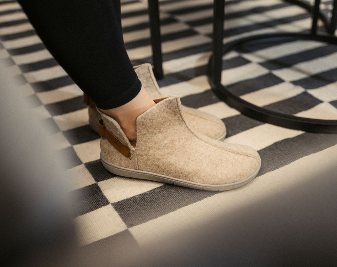 Chaussons pieds nus Be Lenka Chillax - Coupe cheville - Beige