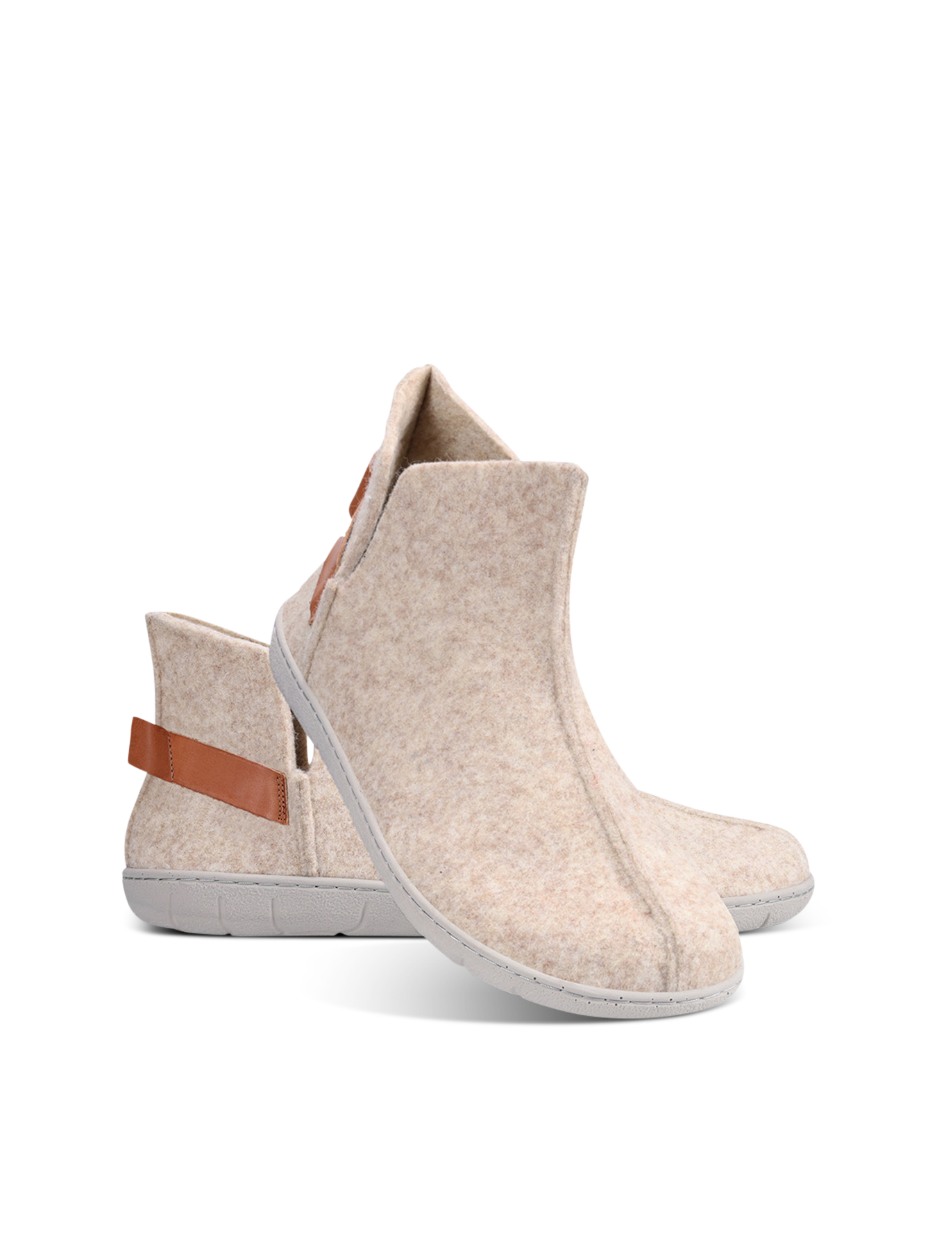 Chaussons pieds nus Be Lenka Chillax - Coupe cheville - Beige