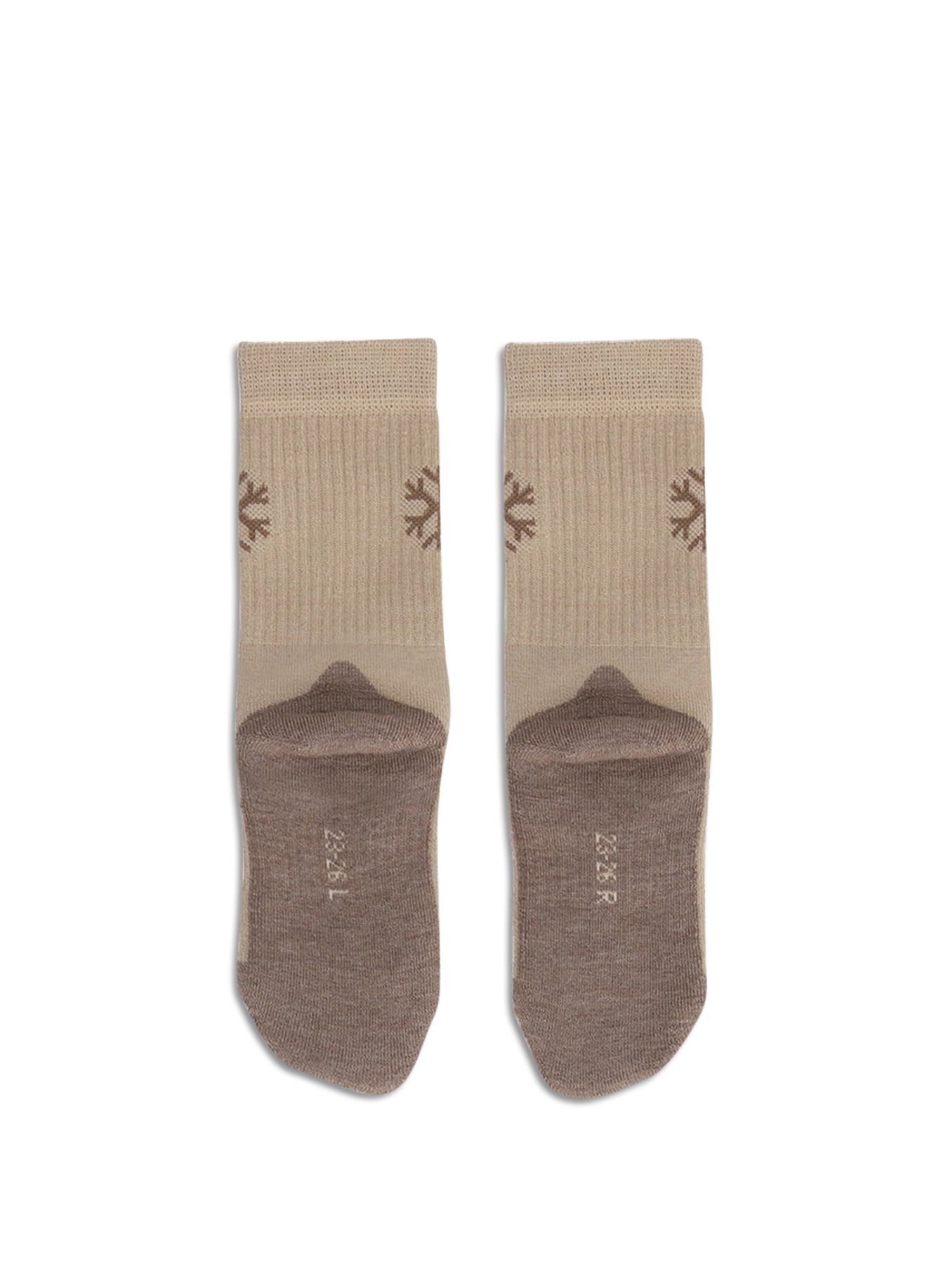 Kids barefoot Socks Be Lenka Kids - Crew - Merino Wool - Beige