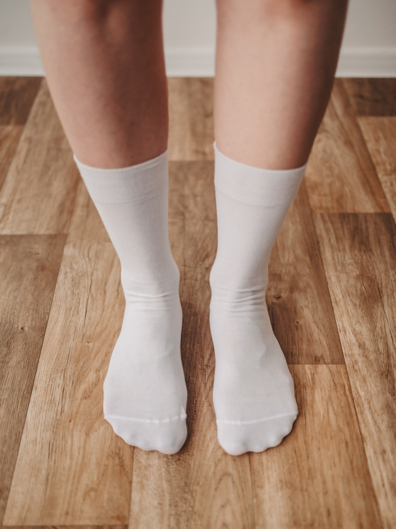 Barefoot Socks - Crew - Essentials - White