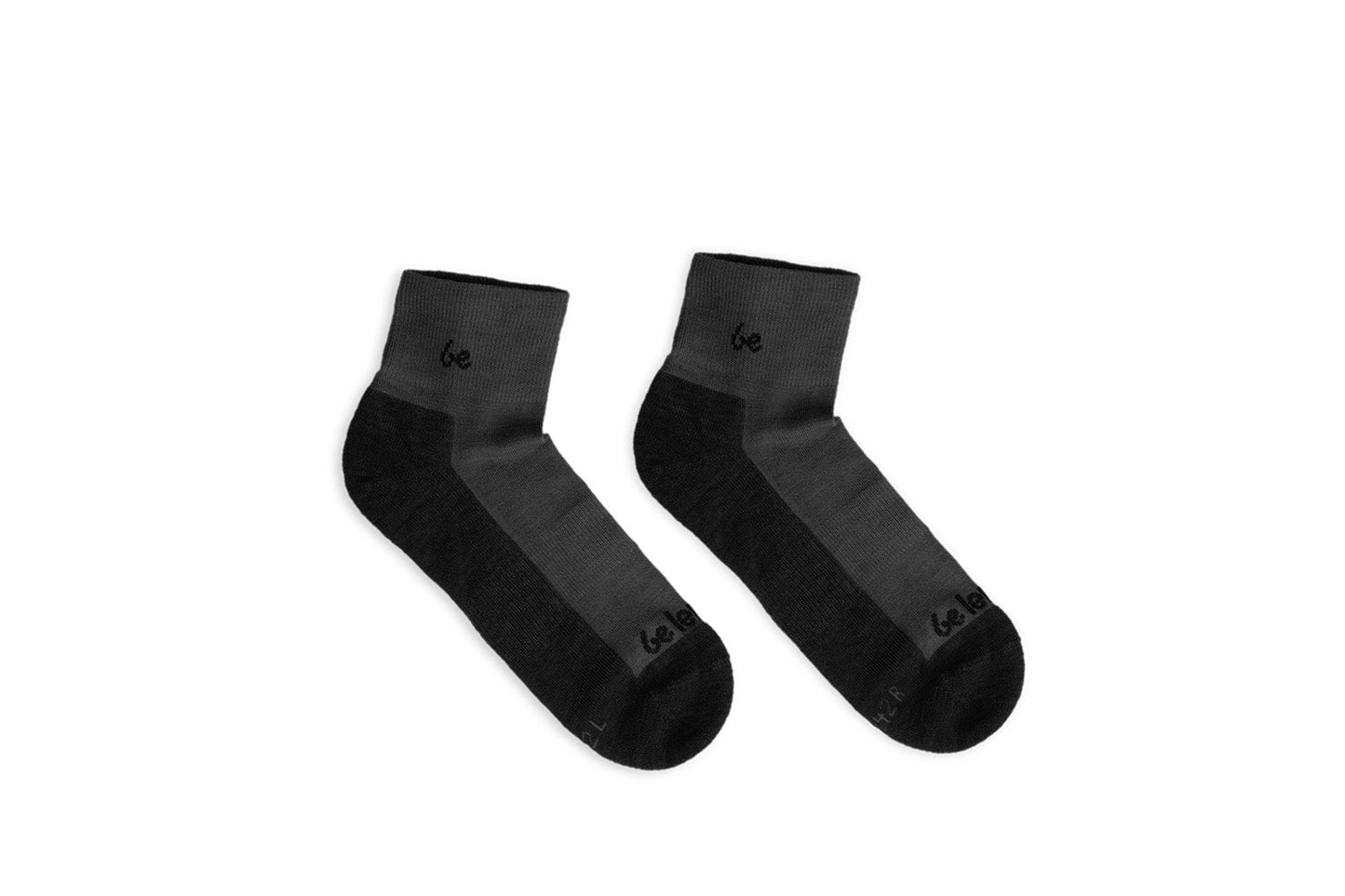 Barefoot Socks Be Lenka - Crew - Merino Wool – Grey - 3 pack