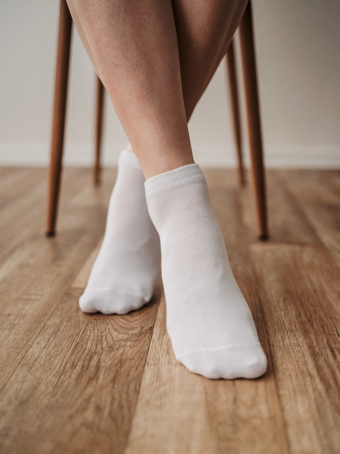 Chaussettes pieds nus - Coupe basse - Essentials - Blanc