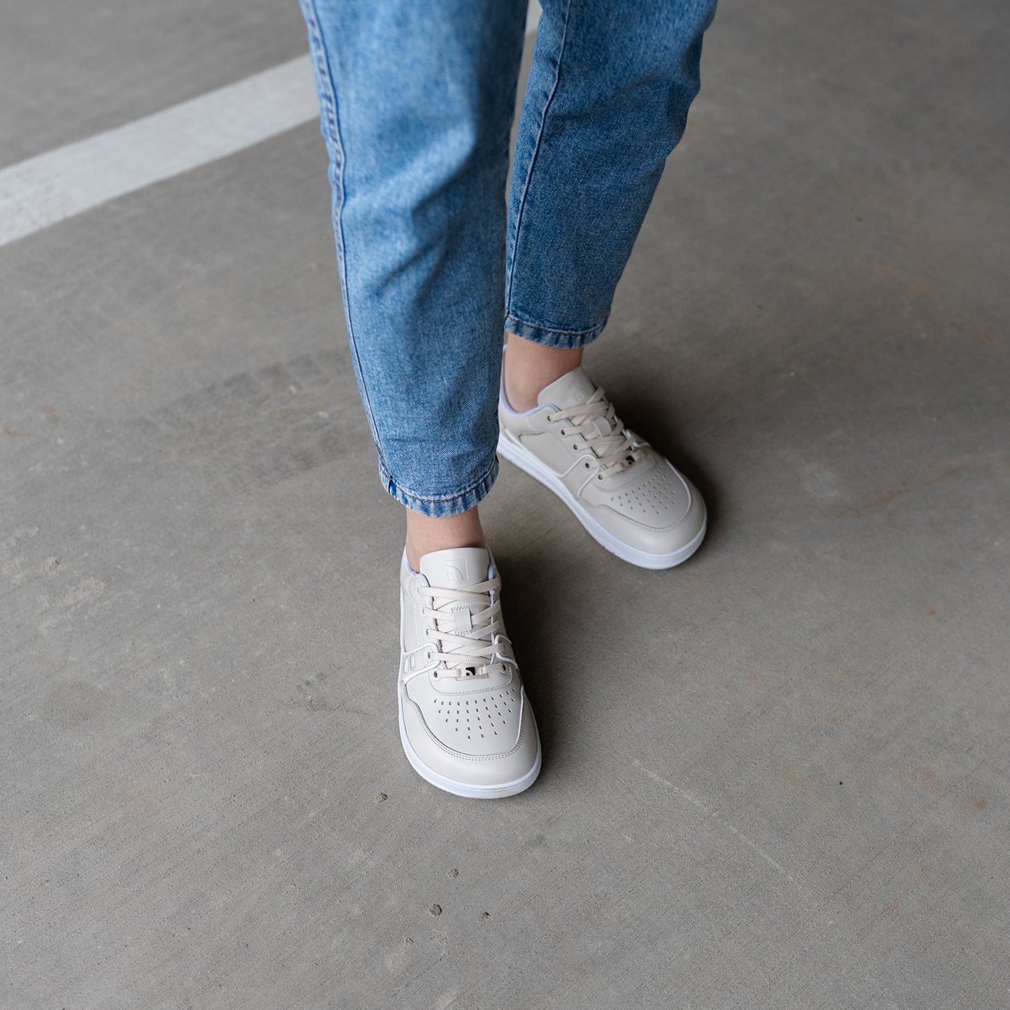 Baskets pieds nus Barebarics Arise - Blanc crème