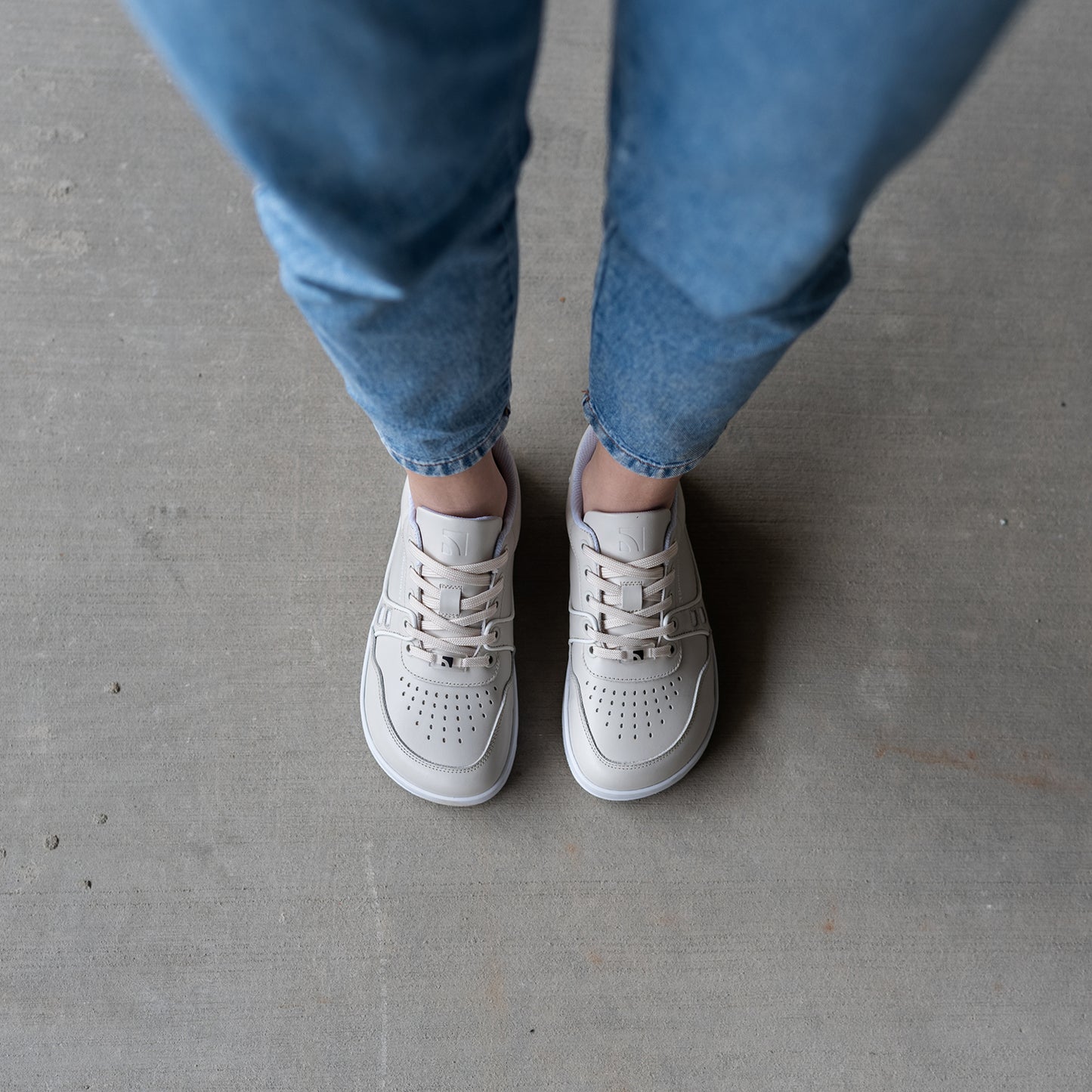 Baskets pieds nus Barebarics Arise - Blanc crème