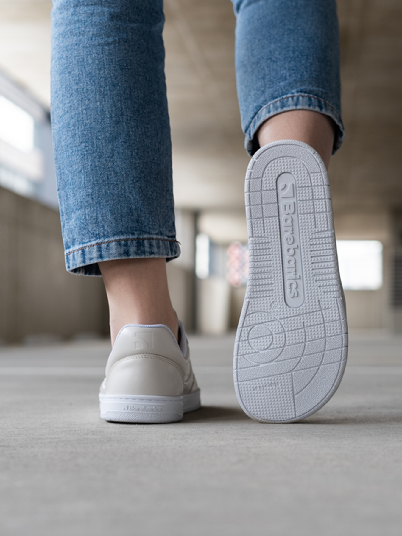 Baskets pieds nus Barebarics Arise - Blanc crème