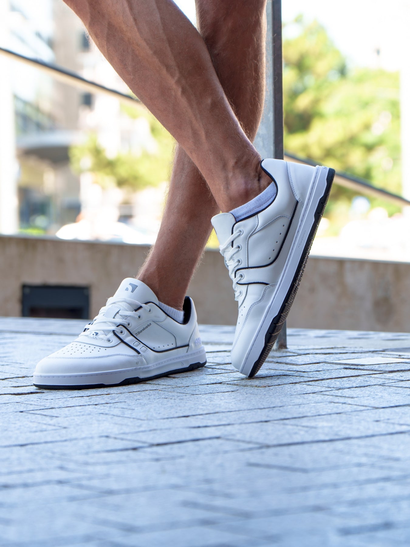 Barefoot Sneakers Barebarics Arise - White & Black