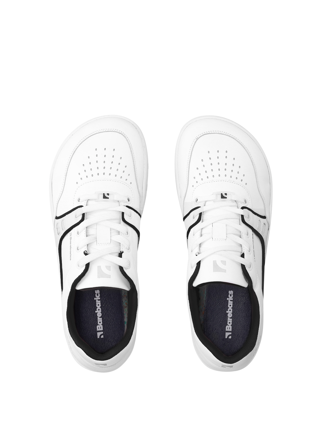 Barefoot Sneakers Barebarics Arise - White & Black