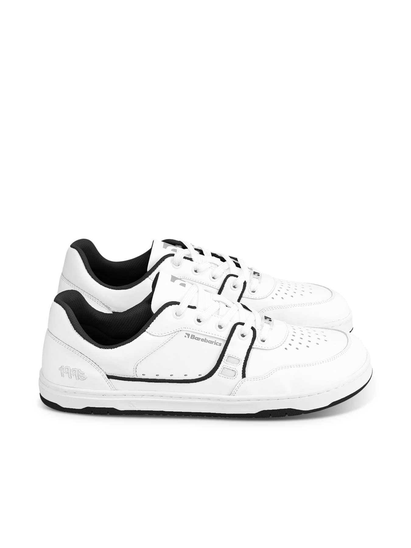 Barefoot Sneakers Barebarics Arise - White & Black