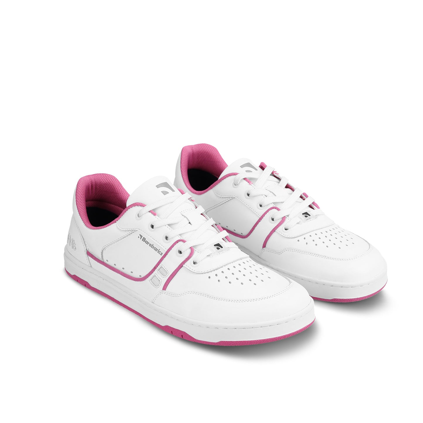 Baskets pieds nus Barebarics Arise - Blanc et rose framboise