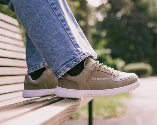 Barefoot Sneakers Barebarics Blend - Cappuccino Brown