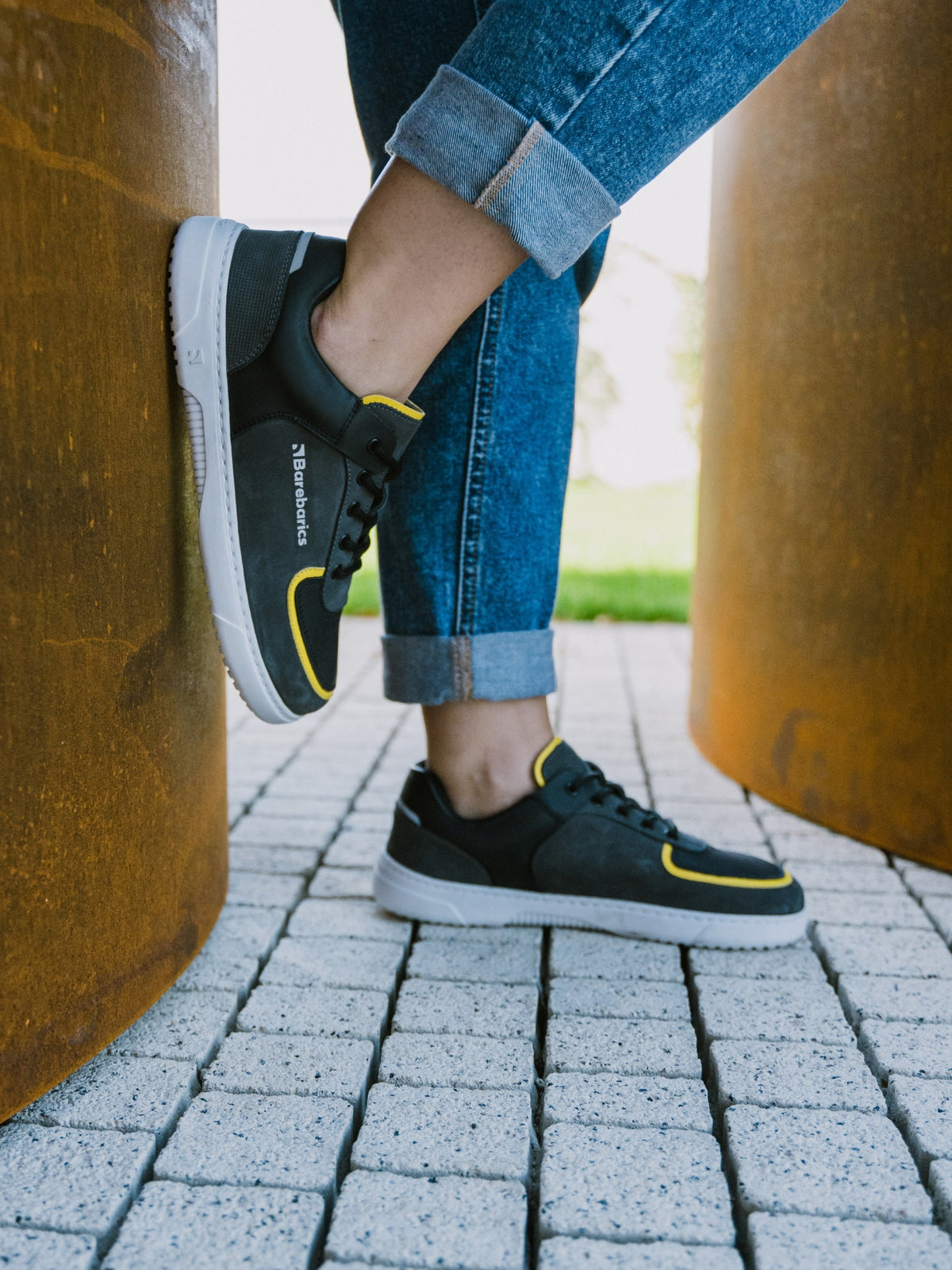 Barefoot Sneakers Barebarics Blend - Dark Grey & Black