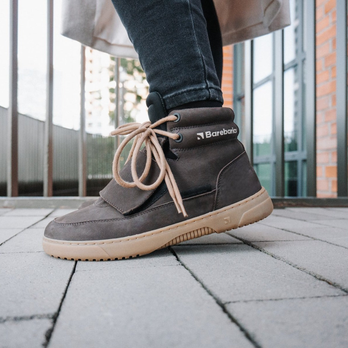 Baskets pieds nus Barebarics Blizzard - Marron chocolat foncé