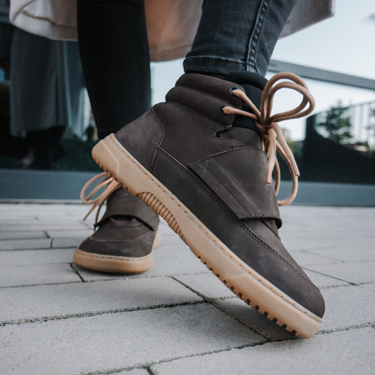 Baskets pieds nus Barebarics Blizzard - Marron chocolat foncé