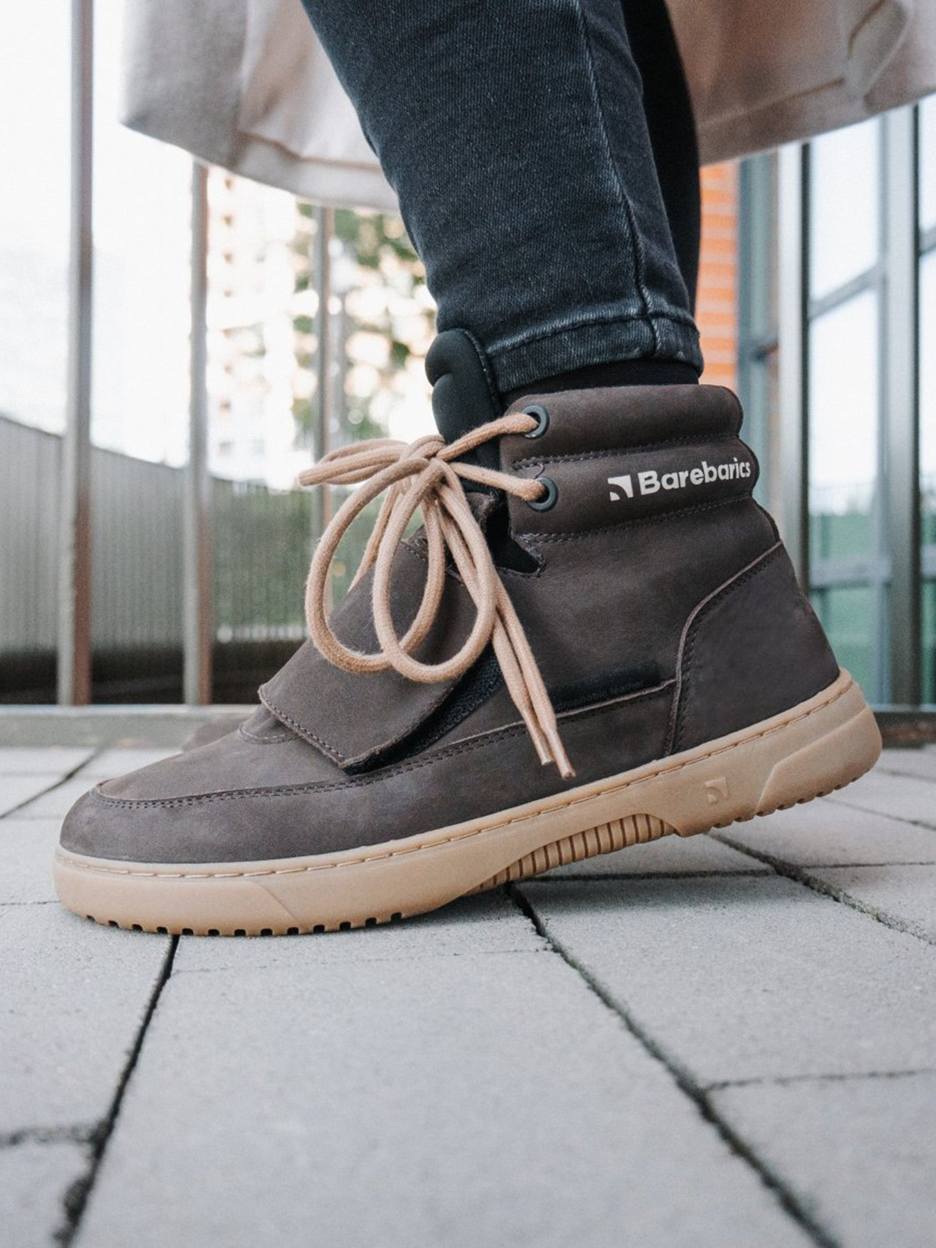 Baskets pieds nus Barebarics Blizzard - Marron chocolat foncé