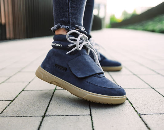 Baskets pieds nus Barebarics Blizzard - Bleu marine