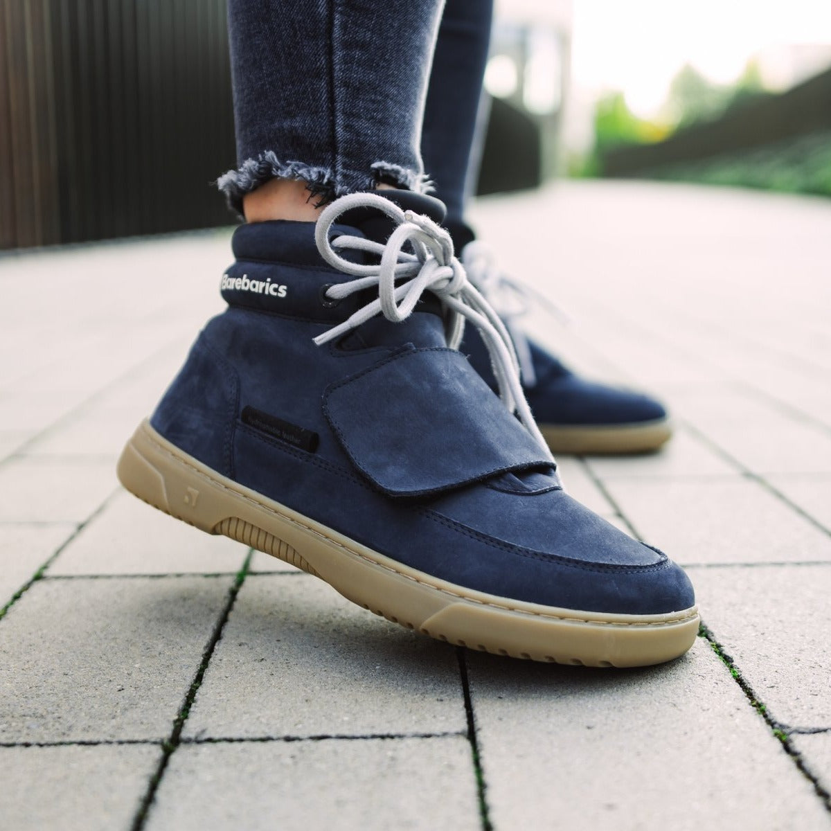 Baskets pieds nus Barebarics Blizzard - Bleu marine