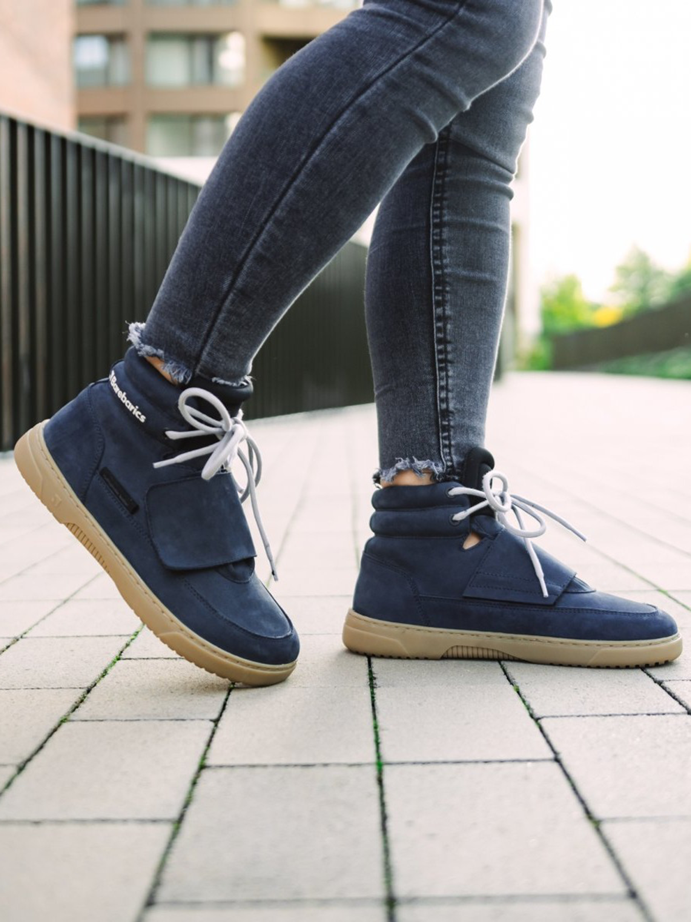 Baskets pieds nus Barebarics Blizzard - Bleu marine