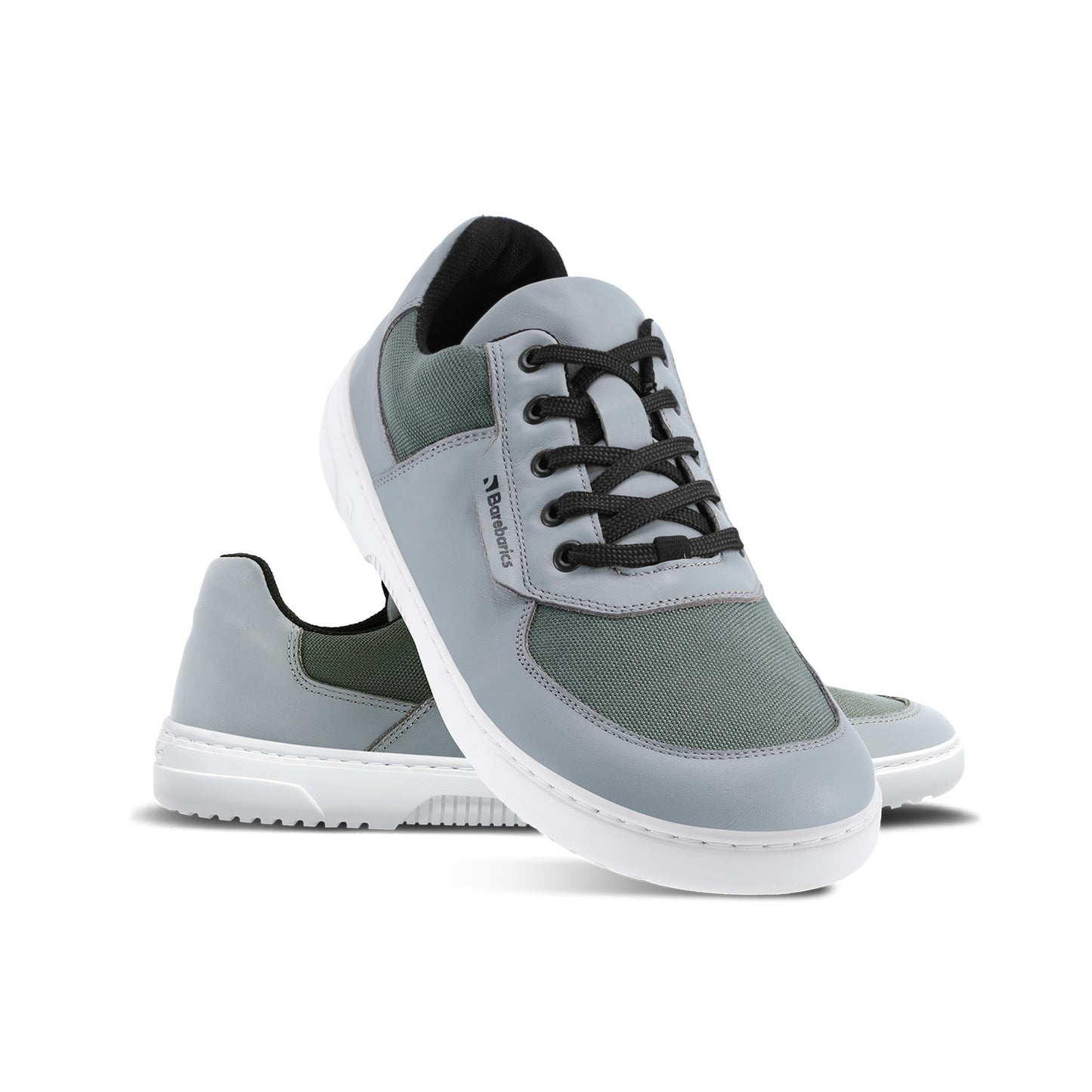 Barfuß-Sneaker Barebarics Bravo - Grau &amp; Weiß