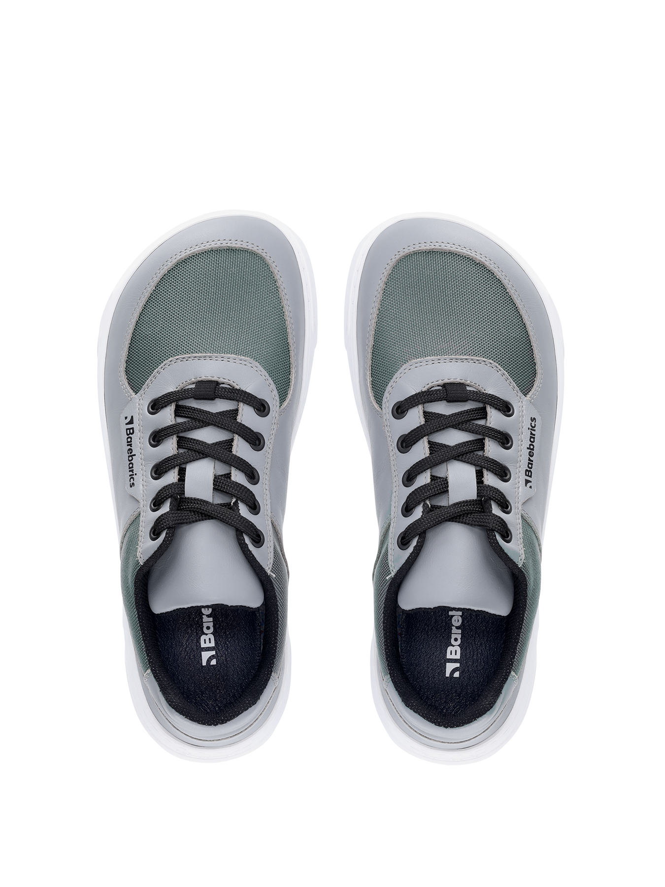 Barefoot Sneakers Barebarics Bravo - Grey & White