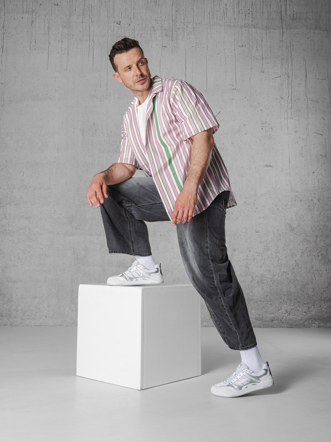 Barefoot Sneakers Barebarics Dropsta - Silver & White