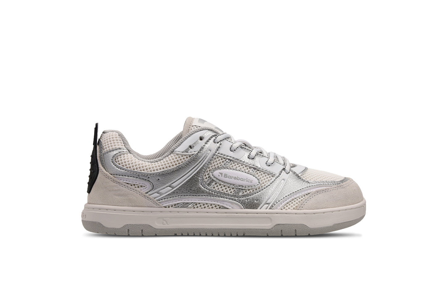 Barefoot Sneakers Barebarics Dropsta - Silver & White