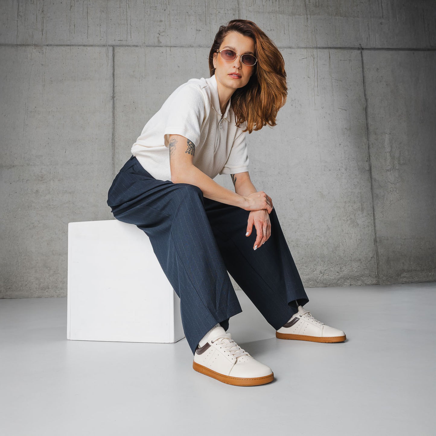 Barefoot Sneakers Barebarics Enigma - Ivory
