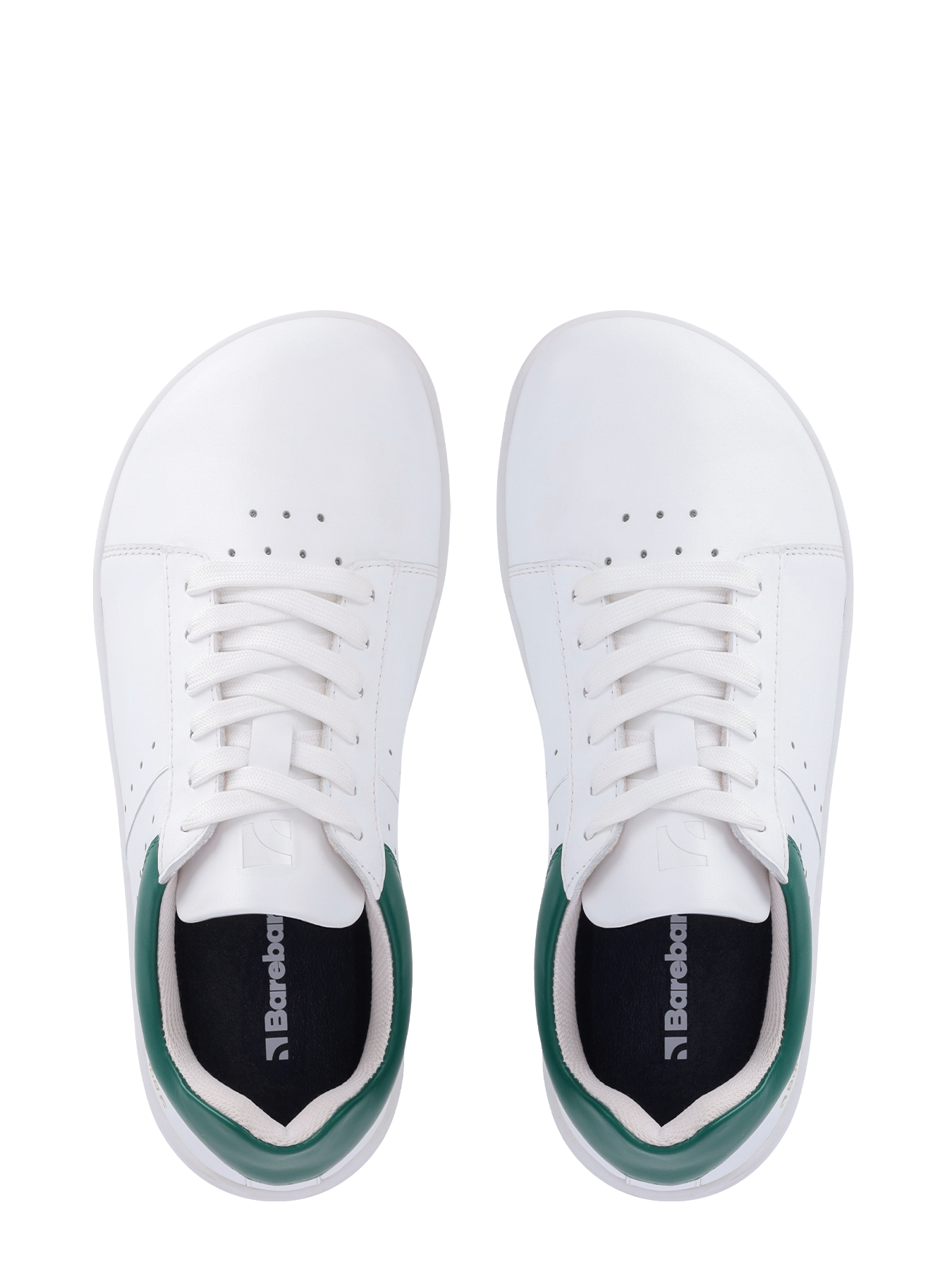 Barefoot Sneakers Barebarics Enigma - White & Dark Green